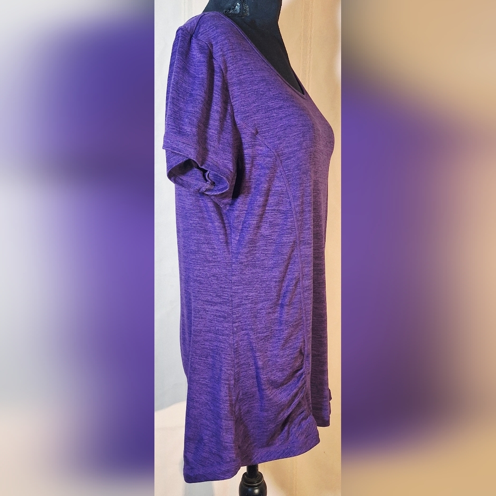 GAIAM Purple Short Sleeve Tee - Picture 2 of 6